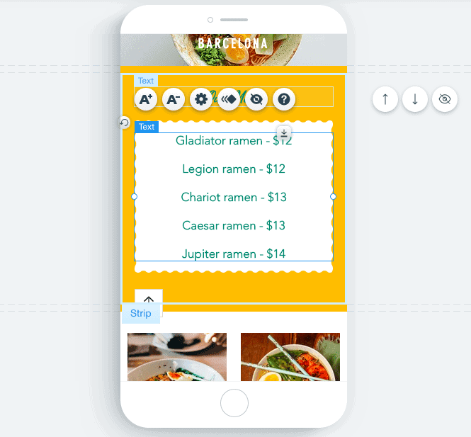 wix mobile bearbeiten