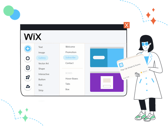 wix pop up